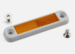 [Q101372] BROMPTON Recambio plegable pedal reflector - MK2 PLATA