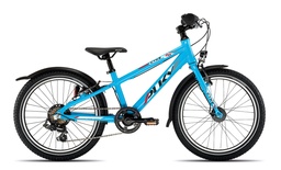 [4763] PUKY CYKE 20-7 Alu Active fresh blue, bicicleta aluminio, 7V Shimano, V-brakes, dinamo al buje